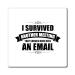 Funny Surviving Another Virtual Office Meetings Statements Novelty Remotely Emailing Working Mockery Sayings Magnets 3" 3"
