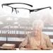Photochrome Progressive Multifocus Reading Glasses | UV400 Self-Tinting Sunglasses | Rectangular Multifunctional Eyewear for Men & Women | Ideal for Outdoor Reading - Buy Online on GoSupps.com