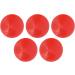 Verdant Touch Hand Grip Ball 5 Pack - Stress Relief Massage Grip Balls for Office & Home - Red Peach Shape - International Shipping Available - Buy Online on GoSupps.com