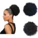 Coolbers Afro Puff Drawstring Ponytail Synthetic Afro Kinky Curly Hair Bun Ponytail Extensions (Large 4) Large #4
