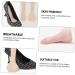 NOLITOY Anti-Wear Seven-Point Pad High Heels Insoles - 2 Sets of Soft Gel Shoe Inserts for Women - Clear Self-Adhesive Heel Pads for Travel - Buy Online on GoSupps.com