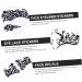 FOMIYES 15 Pairs Lace Eye Stickers Nail Sticker Reusable Eyeshadow Stickers Makeup Stickers Jewelry Prom 13x6.5cmx3pcs Blackx3pcs - Buy Online on GoSupps.com