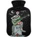 NAANLE Skull Skeleton Guitar Hot Water Bottle with Cover | 1L Hand/Foot Warmer for Pain Relief | Heat & Cold Therapy - Buy Online on GoSupps.com