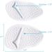 Premium Gel Foot Cushions - 2 Pairs Non-Slip Shoe Pad Inserts for Ultimate Comfort - Buy Online on GoSupps.com