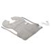 Heating pillows for the neck and shoulders heating cushion plush soft 6 gears adjustable electrically heated neck wrap scarf for leg shouldered silver gray 37 x 22 inches