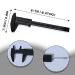 6 Inch Eyebrow Measuring Ruler Set - Brow Mapping Tool for Precision Tattoo and Makeup - Mini Vernier Caliper Double Scale Plastic Ruler - 5PCS (Black) - Buy Online on GoSupps.com