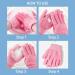 Exfoliating Shower Gloves - Deep Scrub Mitts for Gentle Skin Exfoliation | Body Back Scrubber - Bath Exfoliator for Men & Women (1 Pair - Pink - Buy Online on GoSupps.com