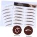 Housoutil 4pcs Eyebrow Stickers Authentic Eyebrows Eyebrow Tattoos False Eyebrows Cosmetics 6d Tool Hair - Buy Online on GoSupps.com