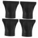 VINTORKY 4pcs Hair Dryer Accessories Dryer Parts Hair Dryer Attachment Hair Dryer Nozzle Black Plastic