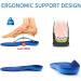 Larsaro Orthopedic Insoles for Foot Pain & Plantar Fasciitis - Flat Feet Relief for Men & Women (EU Size 38-40) - Buy Online on GoSupps.com