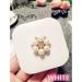 Nfegsiya Contact Lens Container Box for Women - Stylish Eye Lens Holder Case with Travel Bag (White) - International Shipping Available - Buy Online on GoSupps.com