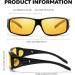 Buy LVIOE Fit Over Blue Light Blocking Glasses for Men & Women - Oversized Anti Eyestrain Eyewear for Better Sleep - LB0311Y A01 Black Frame with Yellow Lens - Buy Online on GoSupps.com