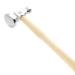 The Beadsmith Two-Sided Chasing Hammer - 10.75 Inches Wooden Handle, 2.25 Steel Head with a 14mm Ball Pein & 28mm Domed Face - Tool Used to Add Texture and Dimension to Metalwork 1.26 x 3.03 x 11.9 cm