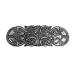 Celtic Peacock Hair Clip  Hand Crafted Metal Barrette Made in the USA with a Medium 70mm by Oberon Design