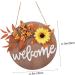 Zerodeko 3pcs Sunflower Welcome Sign Out Door Decor Door Sign Pendant Sign for Front Door Harvest Festival Porch Decor Front Door Welcome Sign Fall Garland Plastic Welcome Card Indoor - Buy Online on GoSupps.com