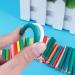 50pcs Soft Ceramics Nail Art Stickers 3D Colorful Manicure Sticks for DIY Decoration 5 x 50 mm (Fruit Style) - Buy Online on GoSupps.com