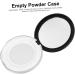 NOLITOY Make Up Mirrors 2pcs Box Loose Box 5g Case Bottle Bulk Travel Plastic Stand Black 7.5x7.5cm - Buy Online on GoSupps.com