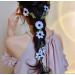 Flower Crown Floral Wreath Flower Headbands Floral Garland Headbands Boho Flower Head Bands Hair Wreath Headpiece Headdress for Women Girls Festival Wedding Party(Small Blue flower) - Buy Online on GoSupps.com