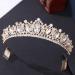 Miranda's Gold Crystal Bridal Tiara and Crown for Women - Prom Hair Accessories - Buy Online on GoSupps.com