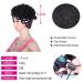 Short Afro Puff Hair Bun Turban - 2 In 1 Drawstring Headwrap & Synthetic Kinky Curly Updo Wig for Black Women | Shop Now! - Buy Online on GoSupps.com