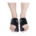 Dr. Arthritis Toe Straightener Foot Brace - Adjustable Foot Wrap and Big Toe Brace to Correct Toes - Bunion Corrector for Men & Women (Black)