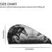 Running Horse Black & White Microfiber Hair Towel | Super Absorbent Quick Dry Wrap for Long Curly & Thick Hair - Ideal for Women - Buy Online on GoSupps.com