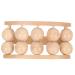 Magiclulu massage roller acupunct massage roller wood acuppunkt massage massage device roll for neck massage device roll for at home wood massage device portable roller massage device