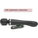 Latenight Silicone Massage Tab Bent - USB Rechargeable Quiet Vibrator for Couples & Women - Multiple Vibration Settings - Perfect Gift in Black - Buy Online on GoSupps.com