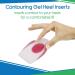 ViveSole Kids Heel Cups - Pain Relief Cushions for Plantar Fasciitis & Severs Disease - Silicone Gel Inserts for Shoes - X-Small Pink - 2 Pairs - Buy Online on GoSupps.com