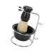 Professional Beard Shaving Brush Kit - 3 Piece Nylon Brush & Stand for Travel | Best Facial Care - Buy Online on GoSupps.com