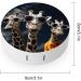 Portable Travel Contact Lens Case - Three Giraffes Wearing Sunglasses | Stylish Contact Lens Storage Box - Buy Online on GoSupps.com