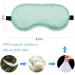 Mulberry Silk Sleep Mask - Adjustable Straps, Ultra-Soft, Mint Green - Buy Online on GoSupps.com