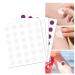 UV Stickers 120 UV Sunscreen Patches UV Test Stickers Patch Sweatproof Self-adhesive Sunny Detection Patch Sun Protection Applicator For Adults And Kids Outdoor Sun Screen transparent to purple