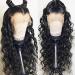 Andria Glueless Natural Wave Synthetic Lace Front Wig 24 Inches - Heat Resistant Fiber Hair with Baby Hair for Black Women - Buy Online on GoSupps.com
