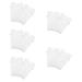 minkissy 10 Pairs Nail Gloves Fingerless Anti Uv Glove Protection Gloves for Manicures Gel Manicure Uv Gloves Uv Gloves for Gel Manicures Polyester Pattern White