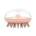 Scalp massage brush shampoo brush for peeling scalp massager brush silicone head massage brush wet dry hair massage brush for stimulating hair growth pink