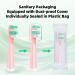 Rtauys Electric Toothbrush Replacement Brush Heads - 10 Pack (Pink Medium) | Compatible Electric Toothbrush Accessories | International Shipping - Buy Online on GoSupps.com