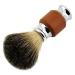Doumneou 1Pcs Pure Hair Beard Brush | Men's Shaving Brush with Wooden Handle - Ideal for All Hair Types - Buy Online on GoSupps.com