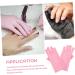 Ipetboom 1 Pair Nail Gloves Nail Lamp Light Nail Gel Moisturizing Gloves Nail Art Salon Gloves Nail Art Gloves Uv Protection Gloves for Nail Uv Gloves for Manicure Nail Art Accessory Pink - Buy Online on GoSupps.com