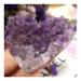 Natural Crystal Rough Uruguay Stone Amethyst geode Crystal Heart Quartz Cluster Home Decor Stones Display amethyste Pierre naturelle Gift (Size : 210g)
