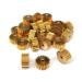Tangjiancheng 10 pieces 0.5m 11/11/13/14 gear rack rack sporn wheel 0.5 mod precision copper steel CNC pinion (hole diameter: 2mm number of teeth: 10 tea) 2mm 10 tea