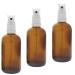 100ml Brown Glass Atomizer Bottle with White Pump - Kosmetex Spray Bottles (3 Pack) for Perfume & Cosmetics - International Shipping Available - Buy Online on GoSupps.com
