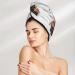 Hair Towel Wrap - Quick Drying Towel Turban with Button | Cat Mugshot Design | Perfect for Easy Hair Drying - Buy Online on GoSupps.com