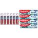 Colgate Kids Toothpaste Pump with Fluoride Anticavity & Cavity Protection Toothpaste for Ages 6+ & Max Fresh Whitening Toothpaste with Mini Strips Clean Mint Toothpaste for Bad Breath Pump+ Whitening Toothpaste