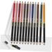 AUTSUPPL 12pcs Lip Liner Eyeliner Eyebrow Makeup Waterproof Eye Liner Pencil Makeup Lip Liner Lip Pencil Wood - Buy Online on GoSupps.com