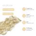 Gairyan 50cm Clip-In Synthetic Hair Extensions - Curly Wavy Bleach Blonde 7 Parts for Women - Buy Online on GoSupps.com