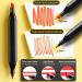 Double Tipped Art Marker Set - 48 Black Alcohol-based Ink Colors for Sketching, Coloring, and Drawing by Artist Adults - Buy Online on GoSupps.com