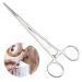 14cm Professional Straight Hemostat Hemostat Forceps Dog Grooming Scissors Piercing Forceps Tainless Steel Dog Ear Hair Puller Pet Dog Ear Hair Grooming Tweezers