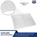 CUQOO Cooling Gel Body Pad Pillow Mat - Enhance Sleep Quality with Cool Sheets and Pillows - Night Sweat Relief - 2pk Cooling Pillow White - Buy Online on GoSupps.com