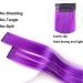 12 Pcs Colored Hair Extensions Colorful Clip in Hair Extensions 22 inch Synthetic Straight Hair Extensions for Kids Girls Women Light purple - Buy Online on GoSupps.com